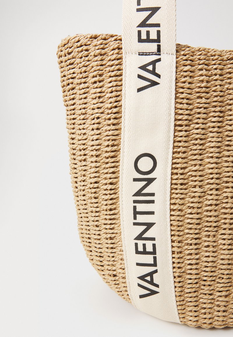 Valentino SHANNON MIR tote bag in naturale/cuoio/beige.