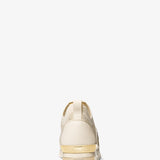 MICHAEL KORS OUTLETJenkins Metallic Stretch Knit Trainer size 8.5M