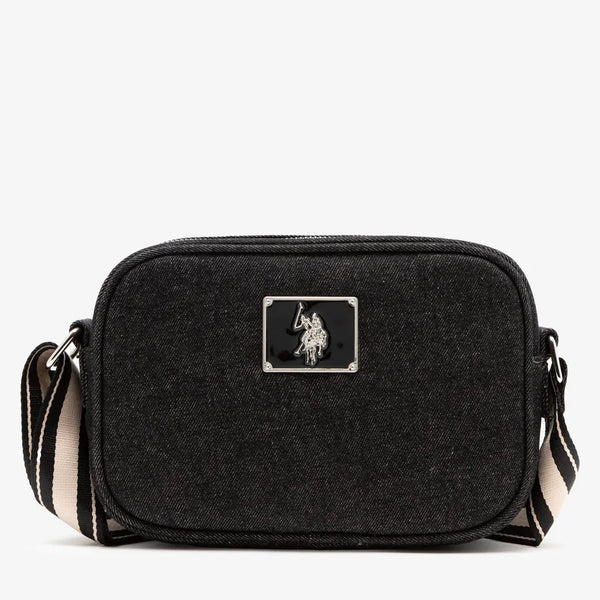 US Polo ASSN denim Classic Zip Crossbody Bag