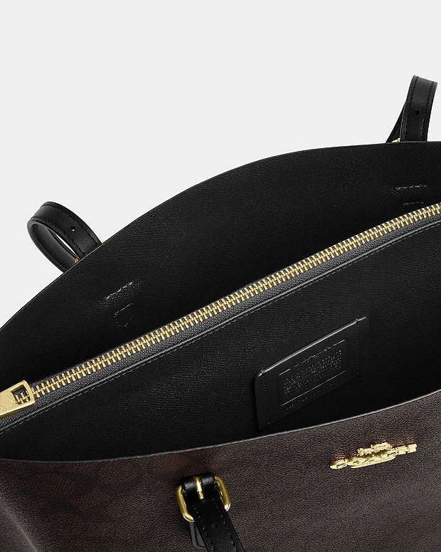 Coach Mollie Tote Bag In Signature Canvas