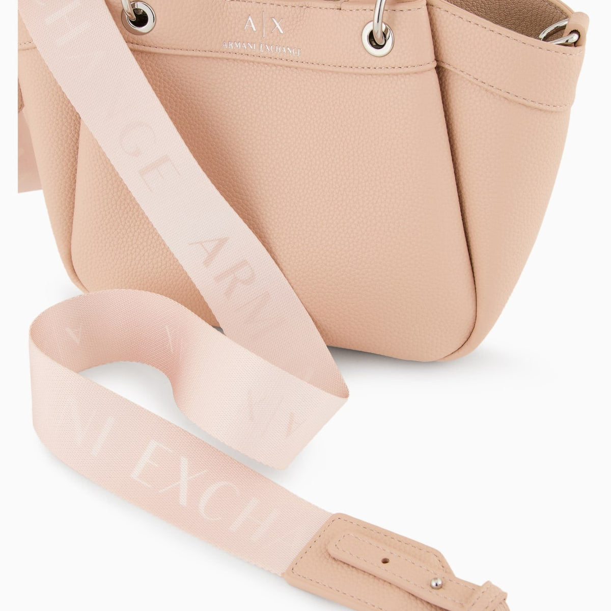 EMPORIO ARMANI SMALL SHAPED SHOPPER BAG WITH DOUBLE HANDLES