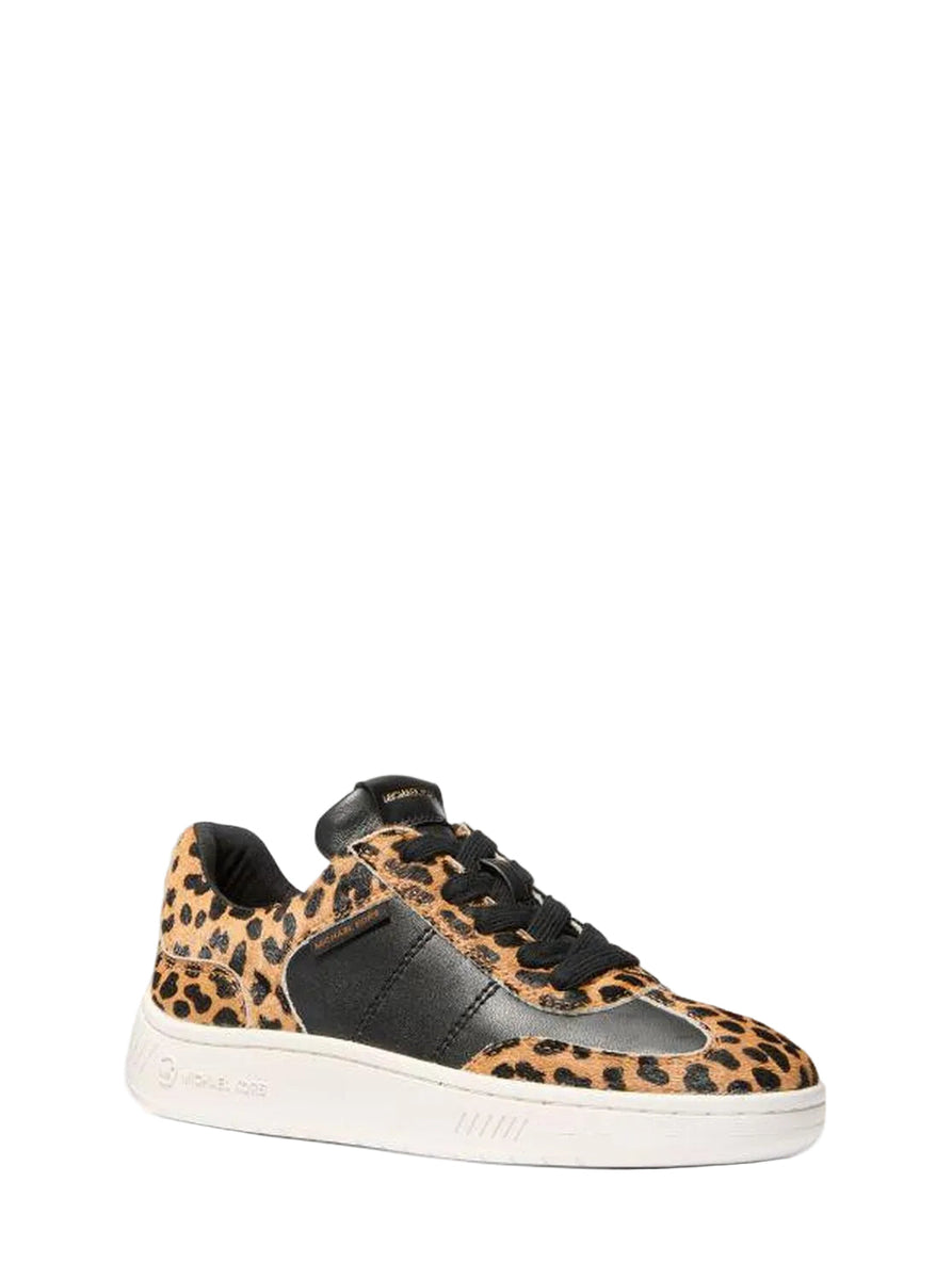 Michael Kors Sneaker Kai in Calf Hair with Leopard Print
