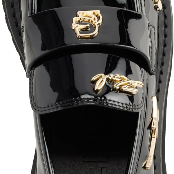 Karl Lagerfeld Paris Women's Gaston Loafer, Black, size 9