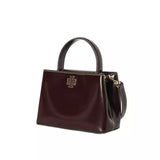 Tory Burch Britten Top Handle Bag Burgundy