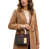 Michael Kors Mercer Medium Logo And Leather Accordion Crossbody Bag Merlot