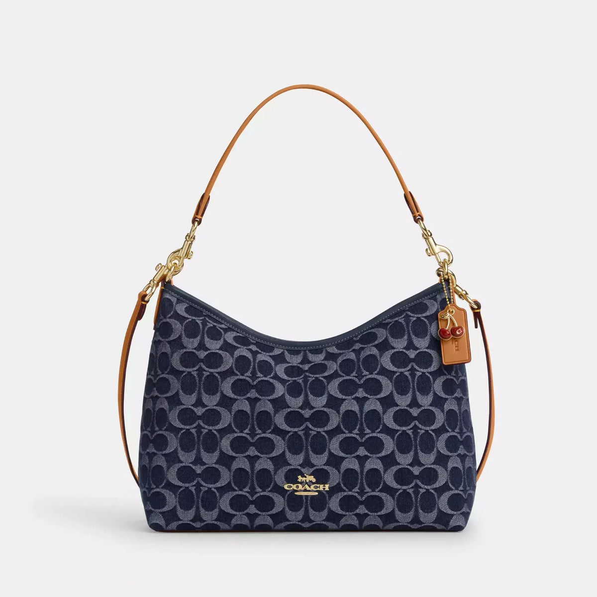 Coach Laurel Shoulder Bag In Signature Denim