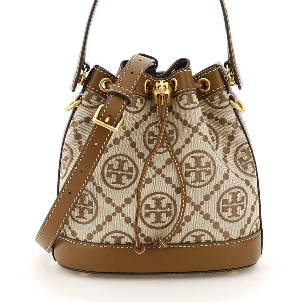 Tory Burch T Monogram Jacquard Bucket Bag