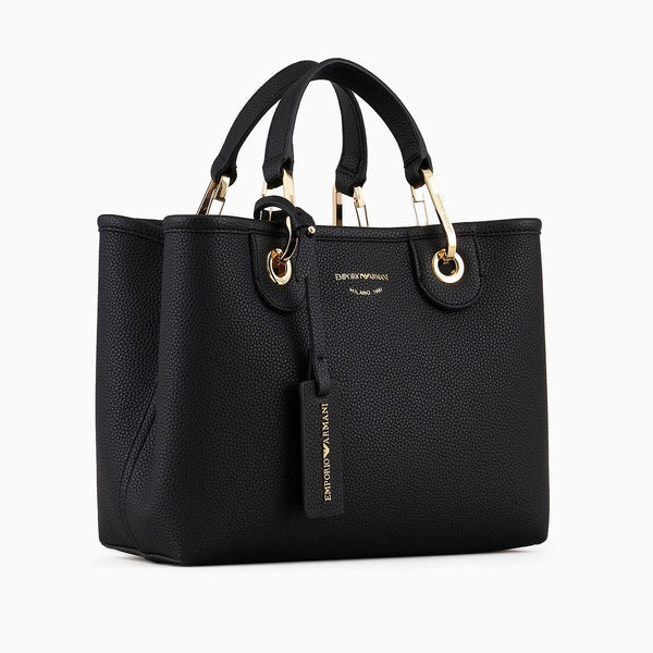 Small MyEA shopper bag with deer print Emporio Armani