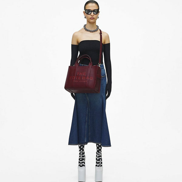 The leather medium tote bag Marc Jacobs