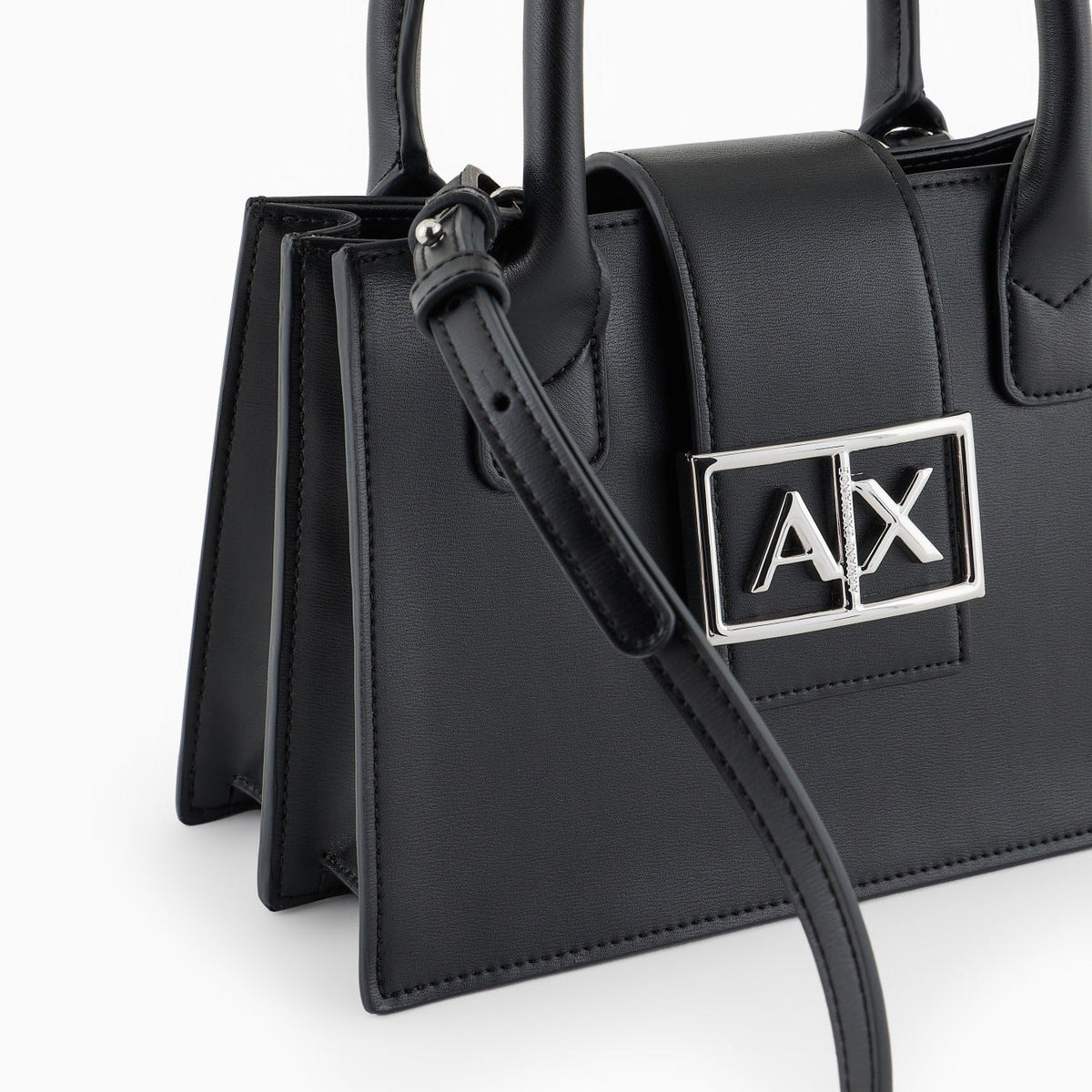 Armani Exchange Black Handbag with Shoulder Strap