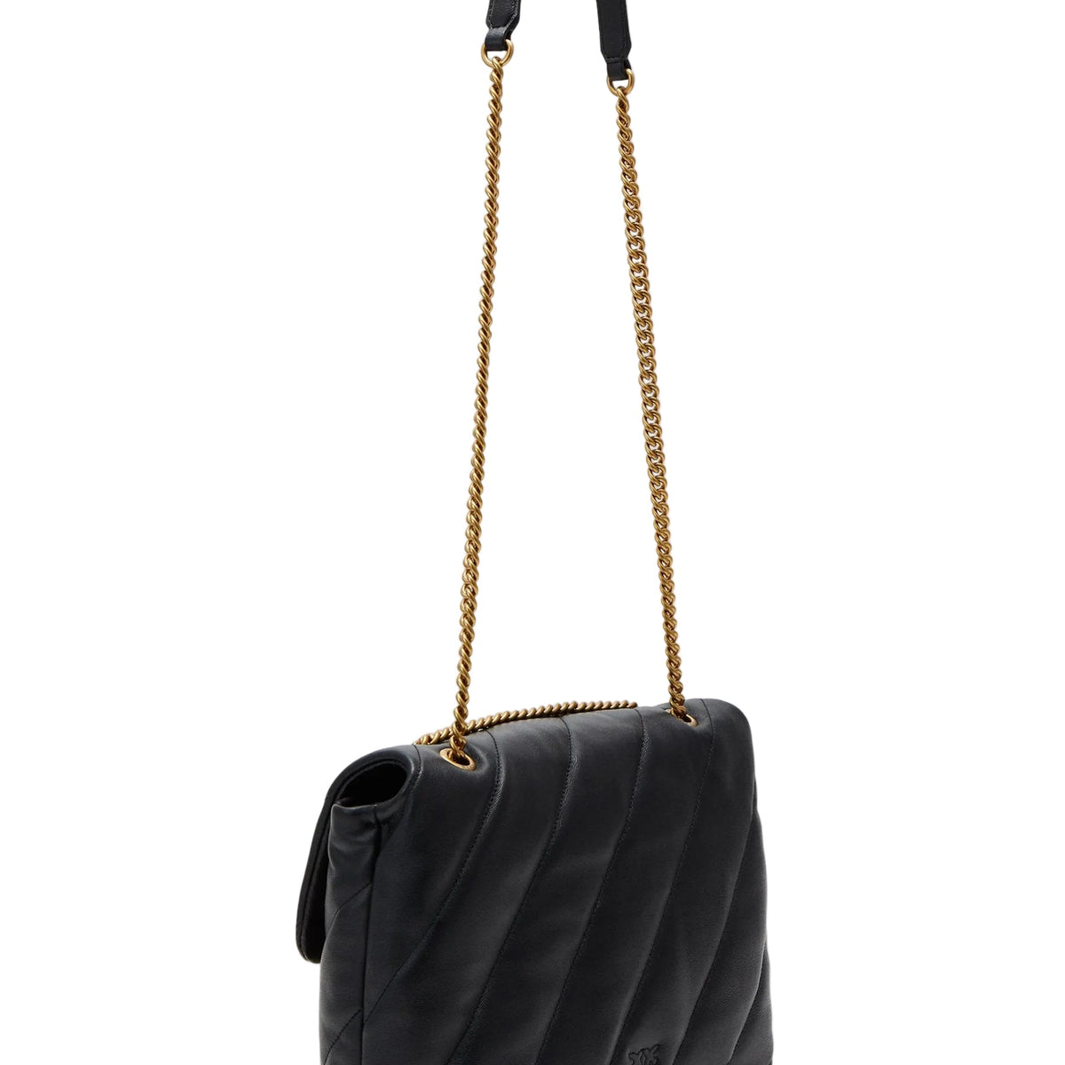 Pinko Maxi Love Handbag in Black