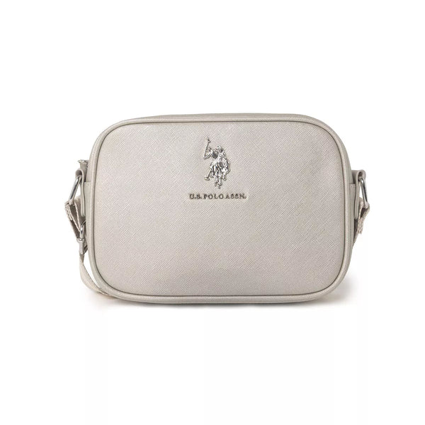 US Polo ASSN Classic Zip Crossbody Bag in Metalic