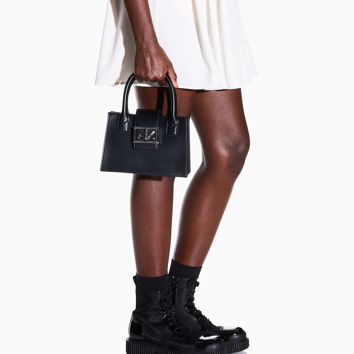 Armani Exchange Black Handbag with Shoulder Strap