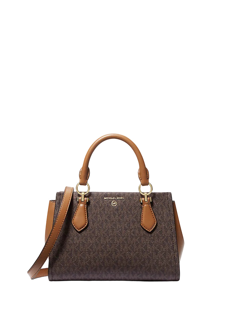 Michael Kors Marilyn Small Logo Crossbody Bag in Brown