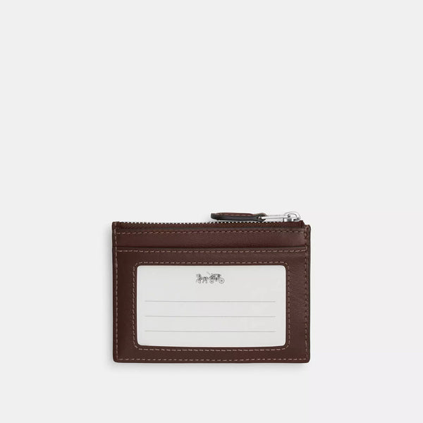 Coach Mini Skinny Id Case In Signature Jacquard