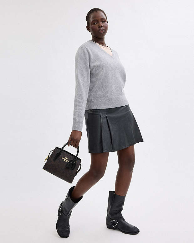 Coach Andrea Carryall Bag In Signature Canvas