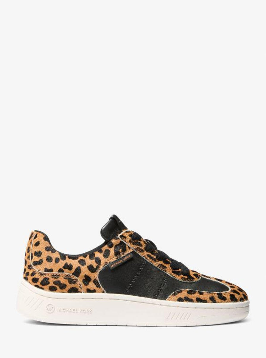 Michael Kors Sneaker Kai in Calf Hair with Leopard Print
