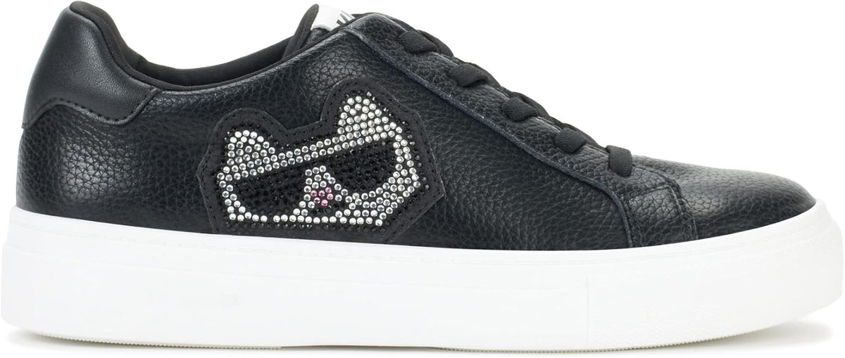 Karl Lagerfeld Paris Chivon Embellished Choupette Sneakers size 8.5M