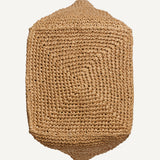 DKNY Paloma Crochet Raffia Logo Tote