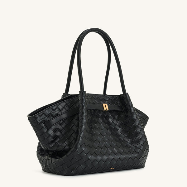 JW PEI Hana Medium Weave Texture Tote Bag