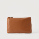 Valentino Woven Straw Tote Bag with Brown Leather Trim