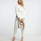 Michael Kors Nouveau Hamilton Small Logo and Leather Satchel