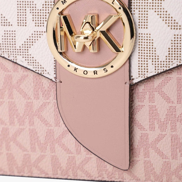 Micheal Kors Crossbody Bag with Chain in Pink