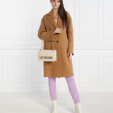 Love Moschino Shoulder Bag in Off White