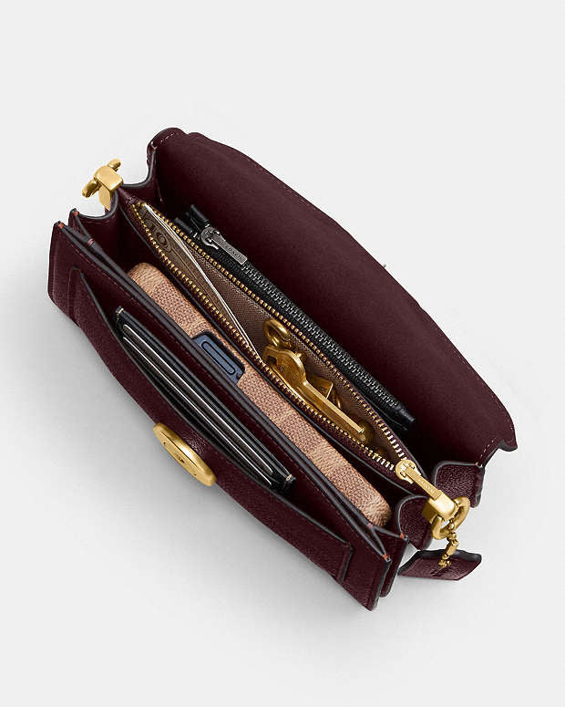 Coach tabby 26 in burgundy