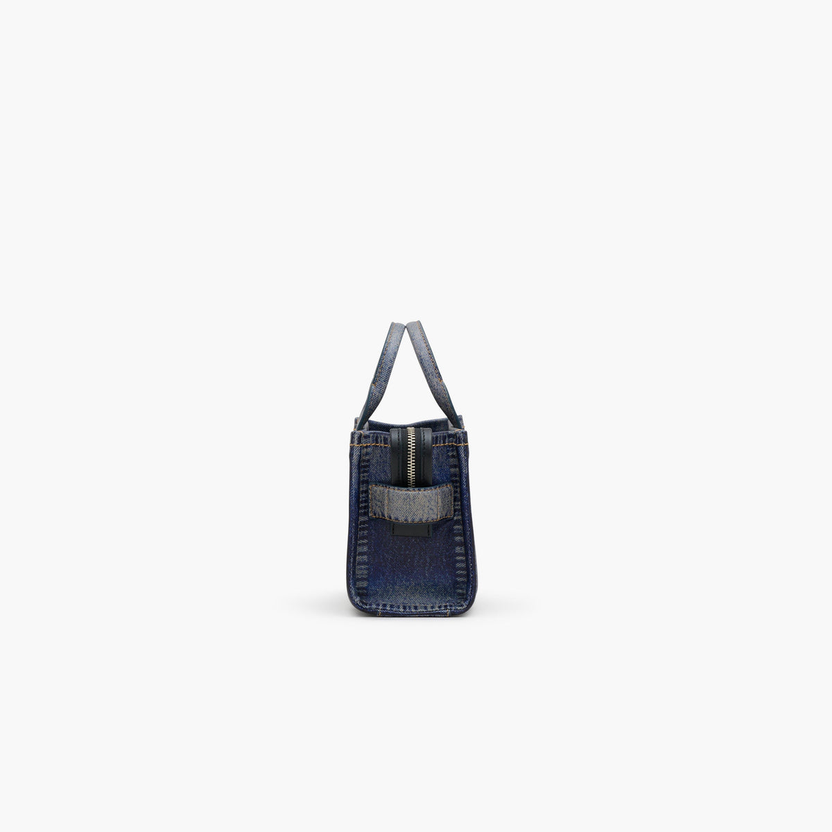 Marc Jacobs The Denim Printed Leather Micro Tote Bag