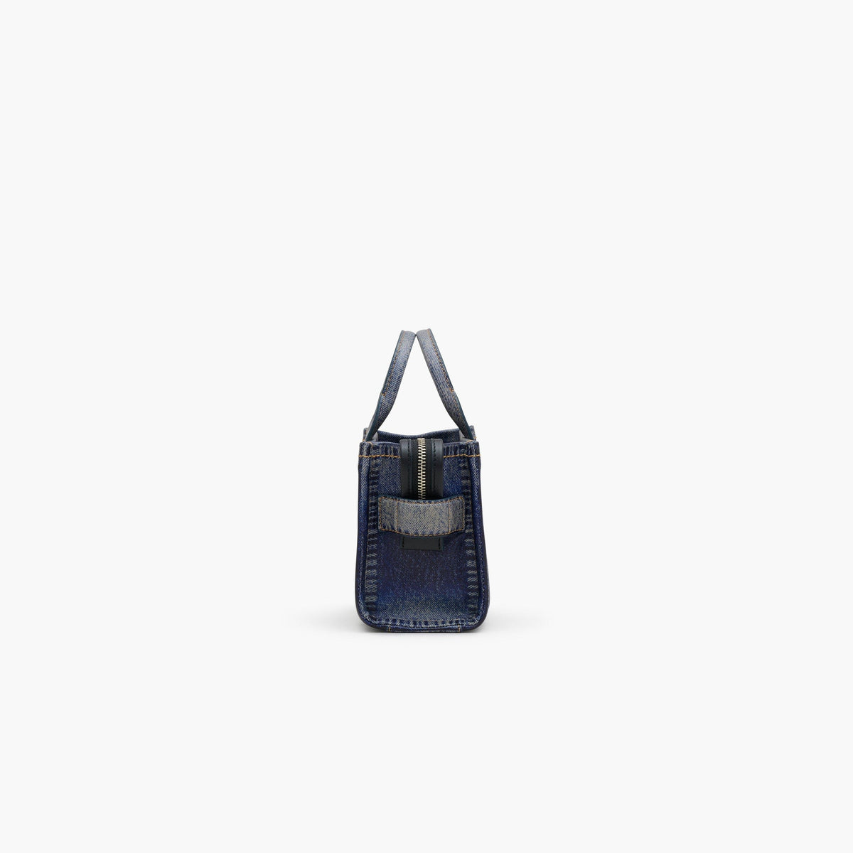 Marc Jacobs
THE DENIM-PRINTED LEATHER MICRO TOTE BAG