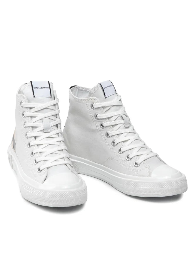 KARL LAGERFELD Fabric sneakers White size 38