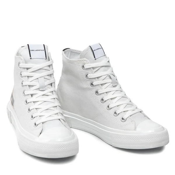 KARL LAGERFELD Fabric sneakers White size 38