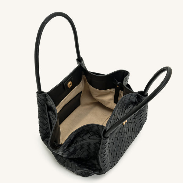 JW PEI Hana Medium Weave Texture Tote Bag