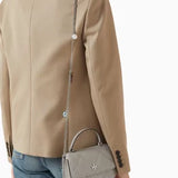 Tory Burch Kira Mini Bag with a Diamond-Patterned Quilted Design & Nappa Leather Chain