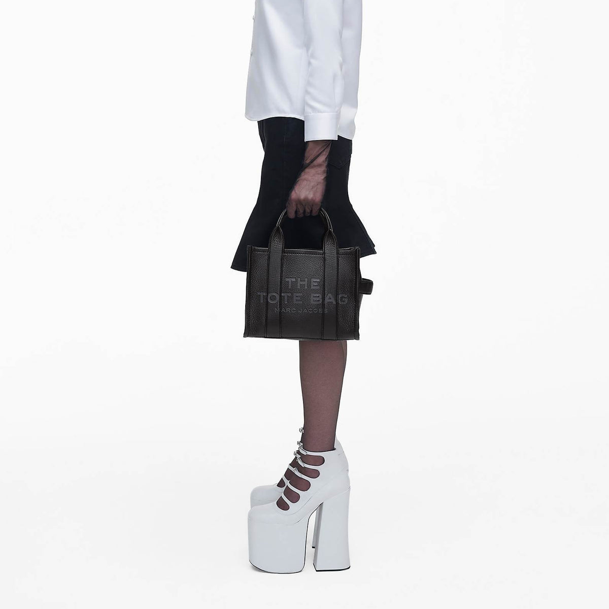 The leather small tote bag Marc Jacobs