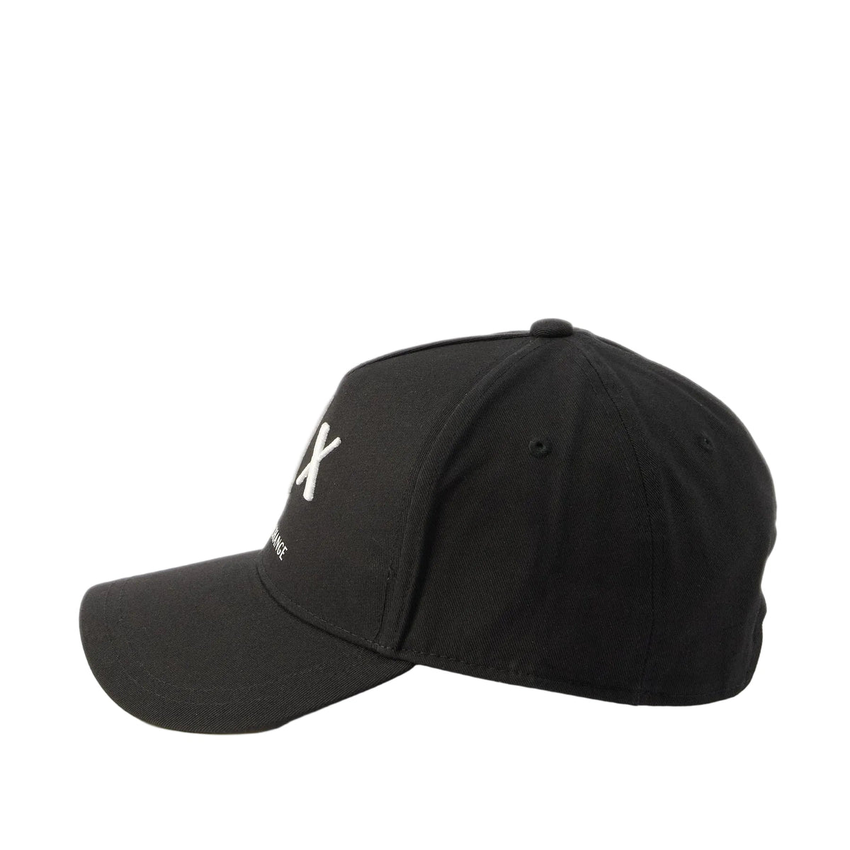 Armani Exchange Baseball Cap Unisex Black Off white