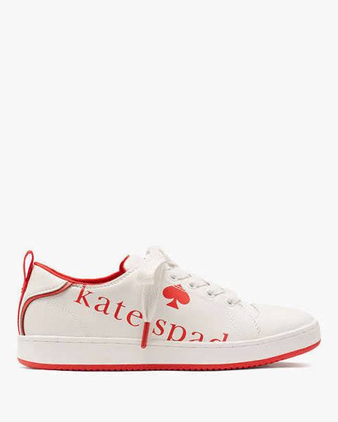 Kate spade Optic White/Pink Peppercorn Nikki sneaker size 39