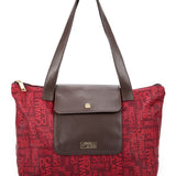 Cavalli Class by Roberto Cavalli Women's Red Colorblock Tote
