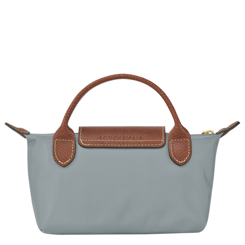 LONGCHAMP LE PLIAGE ORIGINAL MINI POUCH LONGCHAMP IN STEEL