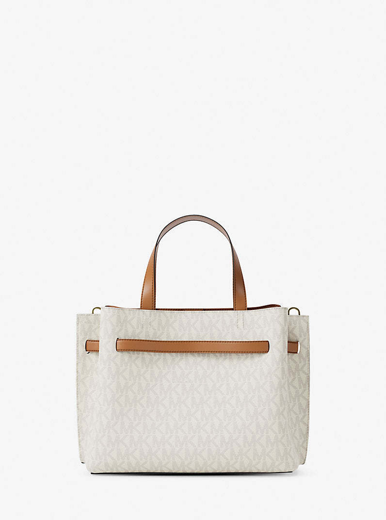 Michael Kors Emilia Medium Signature Logo Satchel