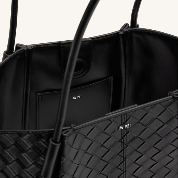 JW PEI Nala Wide Weave Texture Tote Bag
