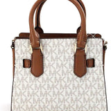 MICHAEL KORS HAMILTON XS MINI CROSSBODY SATCHEL MK KEY LOCK BAG VANILLA