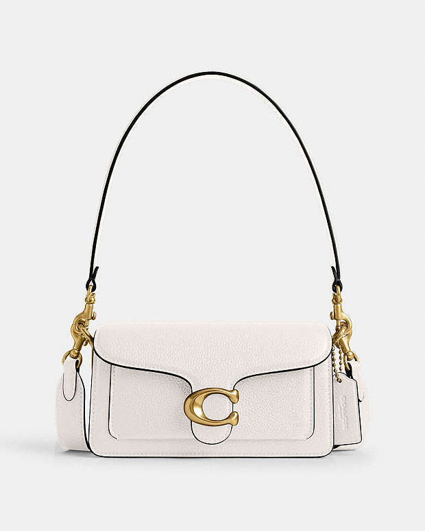 Coach Tabby Shoulder Bag 20 in white
