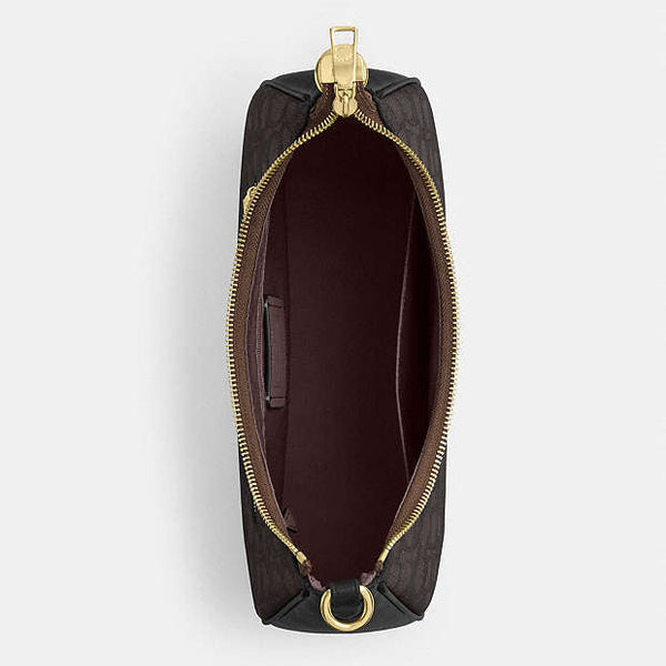 Coach Teri Hobo Bag In Signature Canvas