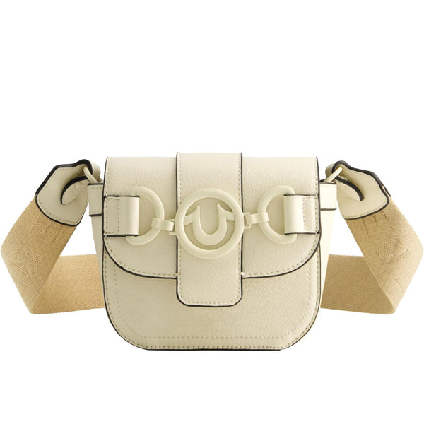 The True Religion Women’s Crossbody Bag in off white