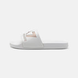 EA7 Emporio Armani Unisex Pool Slides White / Rose