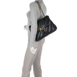 Pinko Maxi Love Handbag in Black