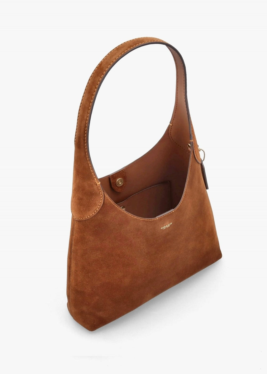 Coach Brooklyn Shoulder Bag 28 in suede material