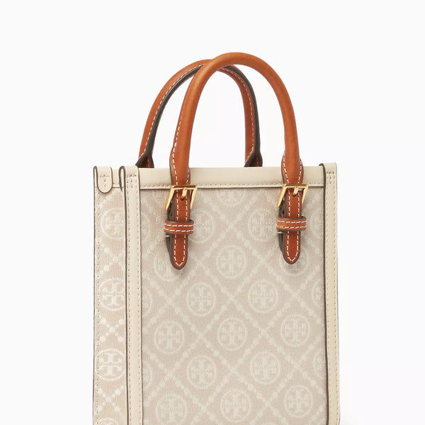 Tory Burch Mini T Logo Jacquard Woven Handbag